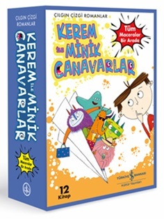 Kerem İle Minik Canavarlar - Tüm Maceralar Bir Arada (12 Kitap Takım)