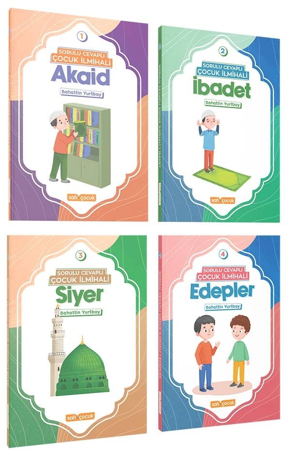 Sorulu Cevaplı Çocuk İlmihali Seti (4 Kitap Takım)