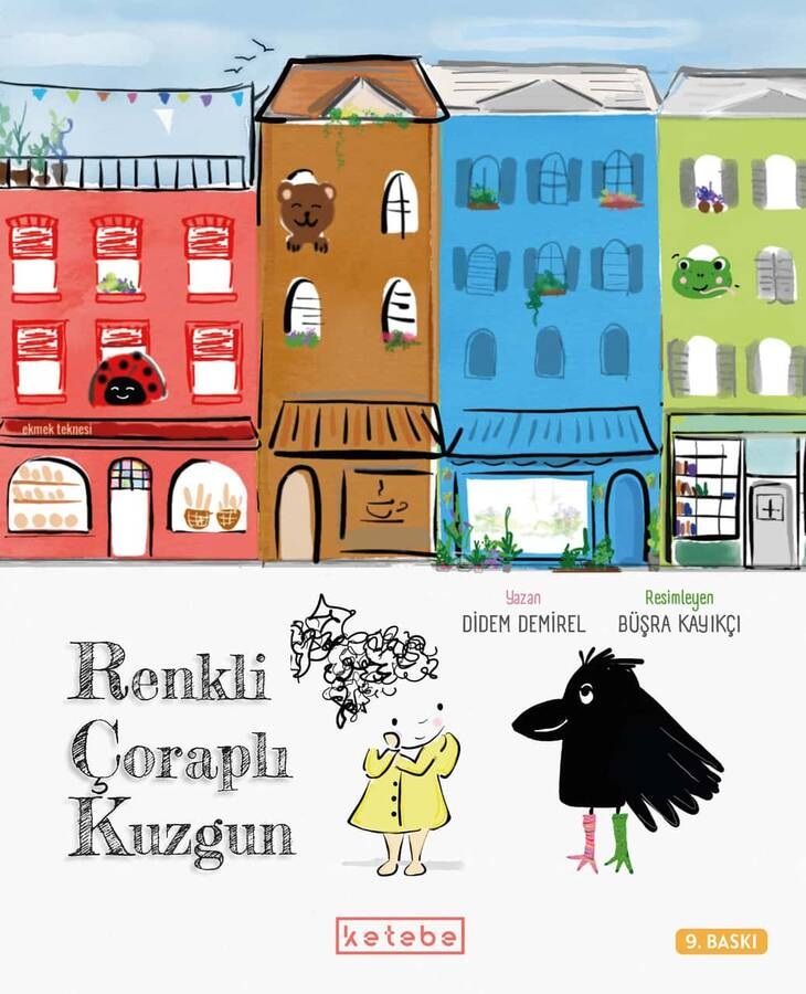 Renkli Çoraplı Kuzgun (Ciltli)