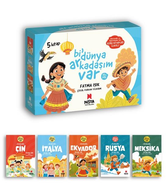 Bi' Dünya Arkadaşım Var (5 Kitap + Soru Kitapçığı)
