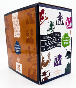 Kısaltılmış İş Çocuk Klasikleri 3. Set (Kutulu 25 Kitap)