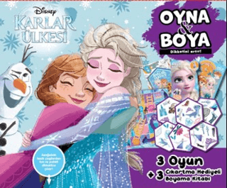 Disney Karlar Ülkesi Oyna ve Boya Kutulu Set