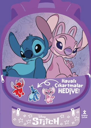 Disney Stitch - Parıltılı Tatil Çantam Etkinlik ve Boyama Kitabı