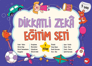 Dikkatli Zeka Eğitim Seti 1. Kitap - 5 Yaş