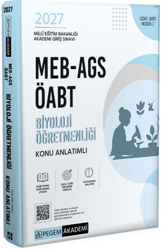 2027 MEB AGS ÖABT Biyoloji Öğretmenliği Konu Anlatımlı