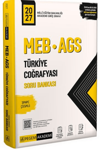 2027 MEB-AGS Türkiye Coğrafyası Soru Bankası