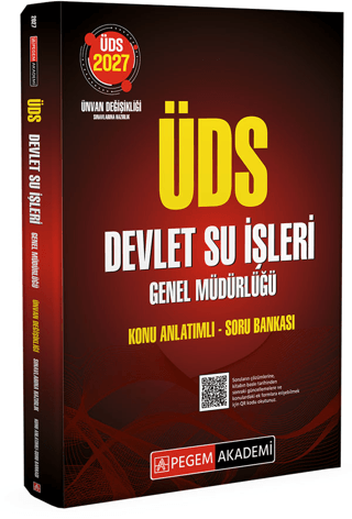 2027 ÜDS Devlet Su İşleri Genel Müdürlüğü Konu Anlatımlı Soru Bankası