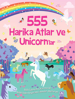 Harika Atlar ve Unicorn'lar - 555 Eğlenceli Çıkartma