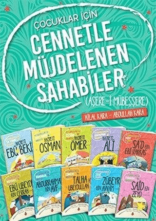 Çocuklar İçin Cennetle Müjdelenen Sahabiler Seti (10 Kitap Takım)