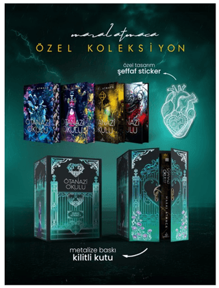 Ötanazi Okulu Serisi - Yan Boyamalı Kilitli Koleksiyon Kutu (Ciltli)