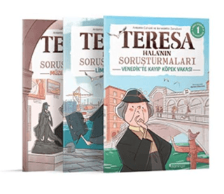 Görsel, Mantıksal ve Bilişsel Beceri Etkinlik Seti (7-9 Yaş) - Teresa Hala'nın Soruşturmaları 1-2-3 (Çıkartmalı)