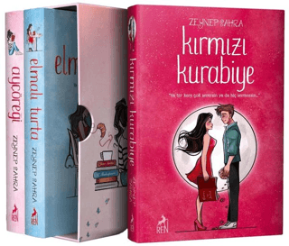 Ayçöreği - Elmalı Turta - Kırmızı Kurabiye Seti - 3 Kitap Takım