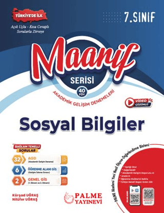 7. Sınıf Maarif Sosyal Bilgiler Akademik Gelişim Denemeleri (40 Fasikül)