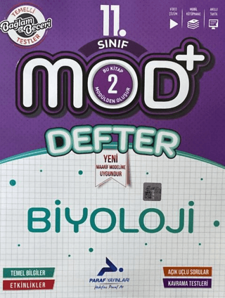 11. Sınıf Mod Biyoloji Defter