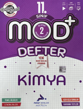 11. Sınıf Mod Kimya Defter