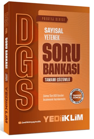 2027 DGS Prestij Serisi Sayısal Yetenek Tamamı Çözümlü Soru Bankası