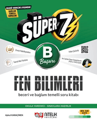 7. Sınıf Fen Bilimleri B Beceri ve Bağlam Temelli Soru Kitabı