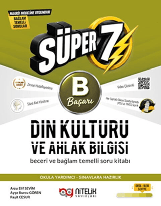 7. Sınıf Din Kültürü ve Ahlak Bilgisi B Beceri ve Bağlam Temelli Soru Kitabı