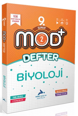 9. Sınıf Mod Defter Biyoloji