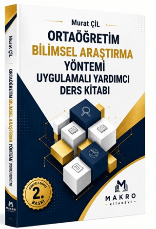 Ortaöğretim Bilimsel Araştırma Yöntemi Uygulamalı Yardımcı Ders Kitabı