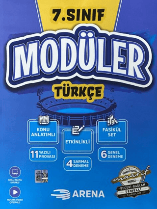 7. Sınıf Türkçe Modüler Konu Anlatımlı Etkinlikli 6 Deneme
