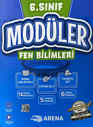 6. Sınıf Fen Bilimleri Modüler Konu Anlatımlı Etkinlikli 7 Fasikül Set