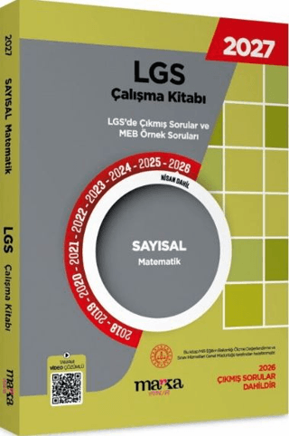 2027 MEB LGS Sayısal Matematik Çalışma Kitabı Çıkmış Sorular ve Örnek Sorular