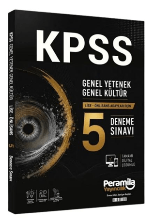KPSS Lise Ön Lisans 5 Deneme Çözümlü