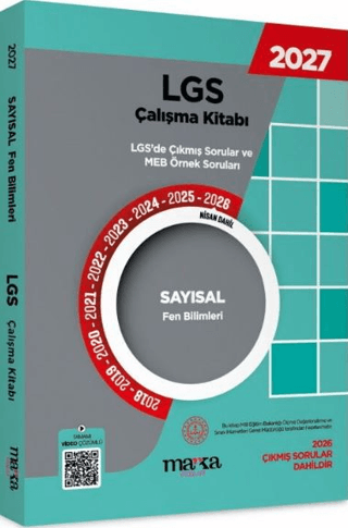 2027 MEB LGS Sayısal Fen Bilimleri Çalışma Kitabı Çıkmış Sorular ve Örnek Sorular