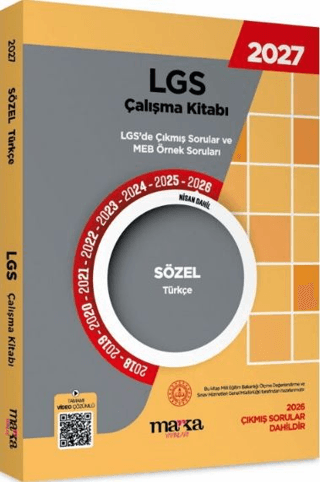 2027 MEB LGS Sözel Türkçe Çalışma Kitabı Çıkmış Sorular ve Örnek Sorular