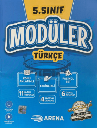 5. Sınıf Türkçe Modüler Konu Anlatımlı Fasikül Set