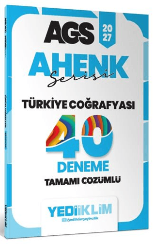 2027 MEB AGS Ahenk Türkiye Coğrafyası Tamamı Çözümlü 40 Deneme