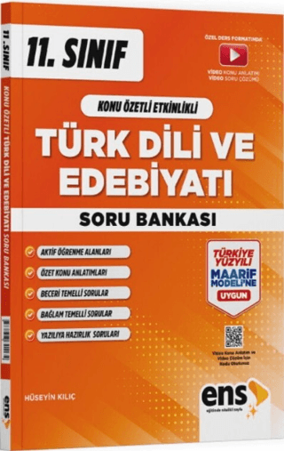 11. Sınıf Türk Dili ve Edebiyatı Konu Özetli Etkinlikli Soru Bankası