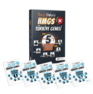 Dizgi Kitap Hukuk Atölyesi HMGS Türkiye Geneli Optikli Tamamı Çözümlü 5 Deneme Sınavı
