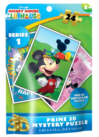 Disney Jr. Mickey Mouse Clubhouse Series 1 Prime 3D Mystery Puzzle - 24 Parça