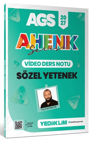 2027 MEB AGS Ahenk Serisi Sözel Yetenek Video Ders Notları