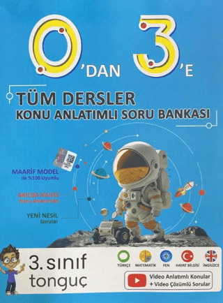 3. Sınıf 0'dan 3'e Tüm Dersler Konu Anlatımlı Soru Bankası