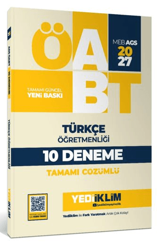 2027 MEB AGS ÖABT Türkçe Öğretmenliği Tamamı Çözümlü 10 Deneme