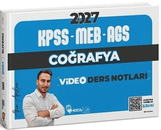2027 KPSS MEB AGS Coğrafya Video Ders Notları