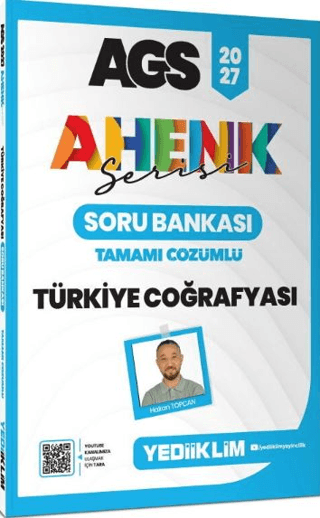 2027 MEB AGS Ahenk Serisi Türkiye Coğrafyası Tamamı Çözümlü Soru Bankası