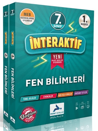 7. Sınıf İnteraktif Fen Bilimleri Etkinlikli Çalışma Kitabı
