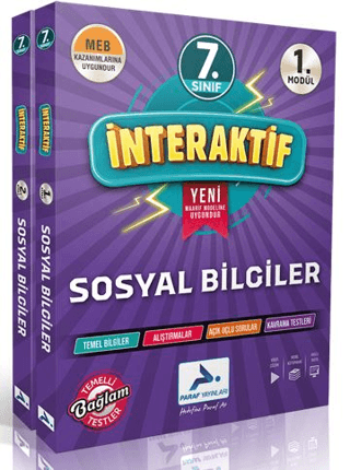 7. Sınıf İnteraktif Sosyal Bilgiler Etkinlik Çalışma Kitabı