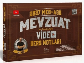 2027 MEB-AGS Mevzuat Video Ders Notları