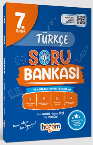 7. Sınıf Türkçe Tamamı Video Çözümlü Soru Bankası (Maarif Model)