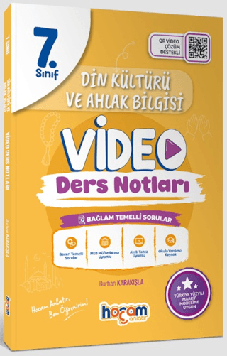 7. Sınıf Din Kültürü ve Ahlak Bilgisi Video Ders Notları (Maarif Model)
