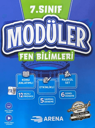 7. Sınıf Fen Bilimleri Modüler Konu Anlatımlı Etkinlikli 6 Fasikül Set