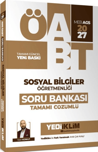 2027 MEB AGS ÖABT Sosyal Bilgiler Öğretmenliği Tamamı Çözümlü Soru Bankası