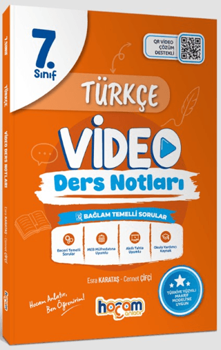 7. Sınıf Türkçe Video Ders Notları (Maarif Model)