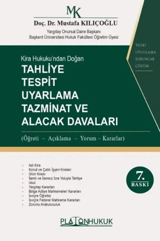 Tahliye Tespit Uyarlama Tazminat ve Alacak Davaları