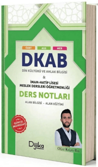 ÖABT DKAB İHL Din Kültürü ve Ahlak Bilgisi Öğretmenliği Ders Notları